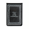 Leatherette Pocket Journal What The Fuck Is My Password
