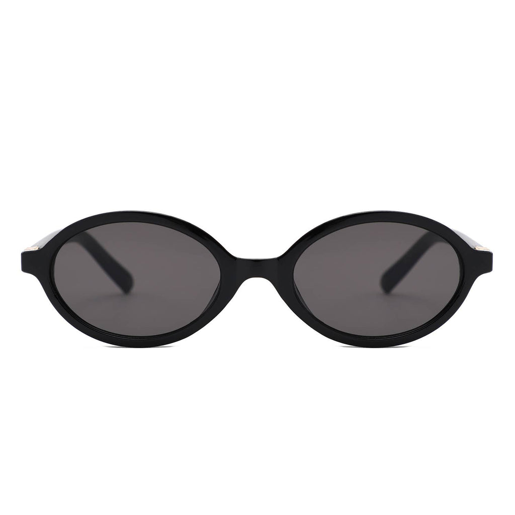 Retro Oval Slim Vintage Round Sunglasses