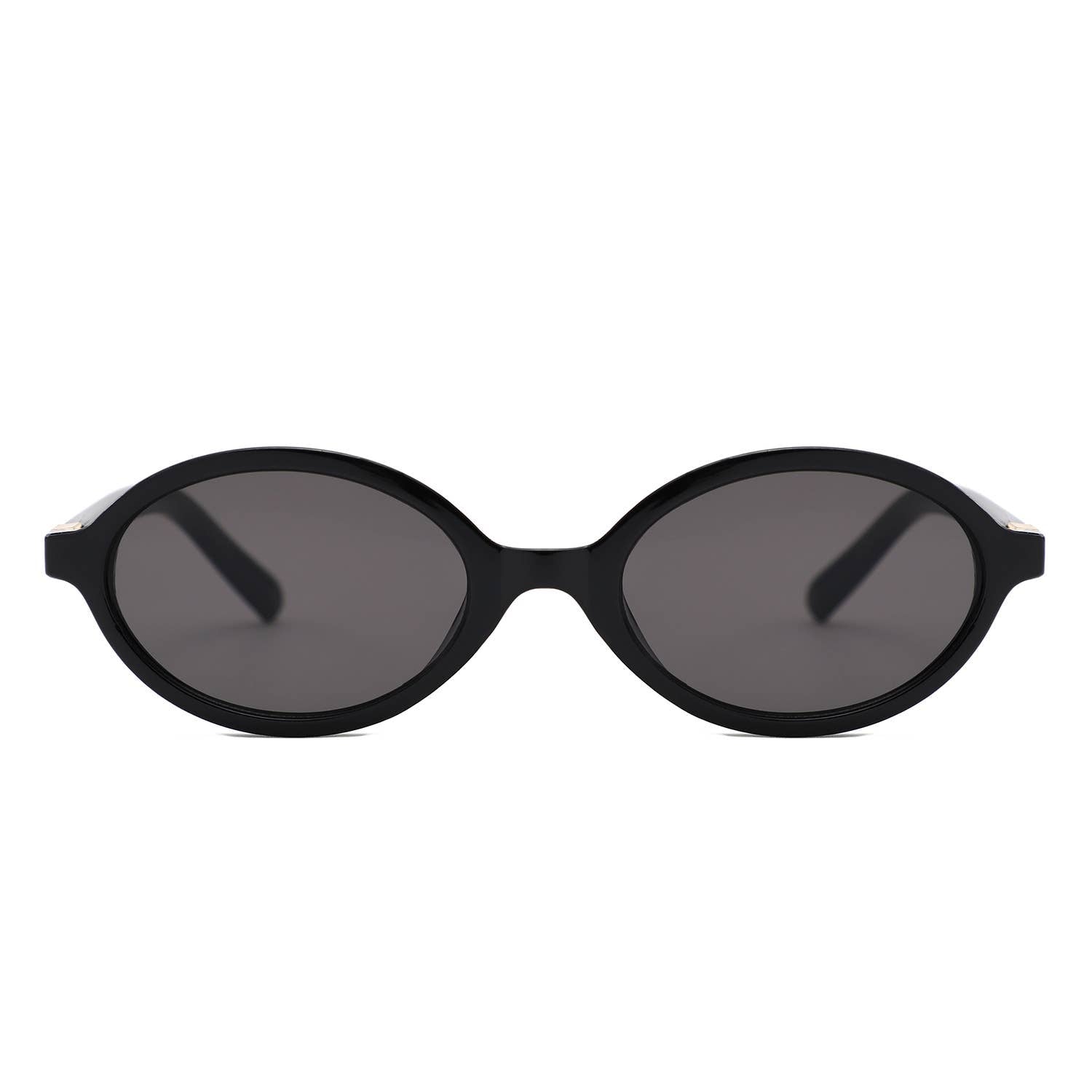 Retro Oval Slim Vintage Round Sunglasses