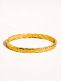 Axl 18K Gold Non-Tarnish Braided Bangle