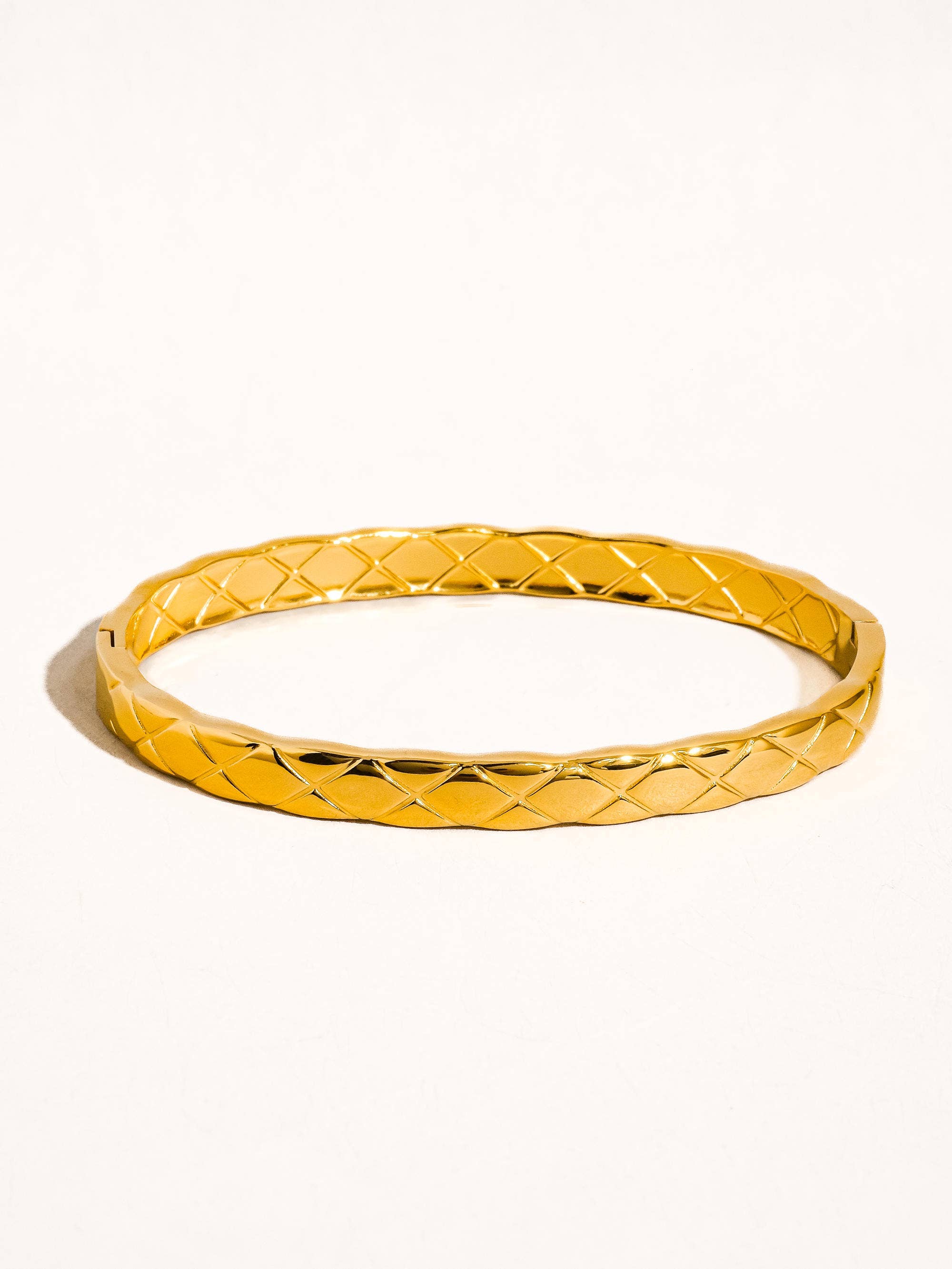 Axl 18K Gold Non-Tarnish Braided Bangle