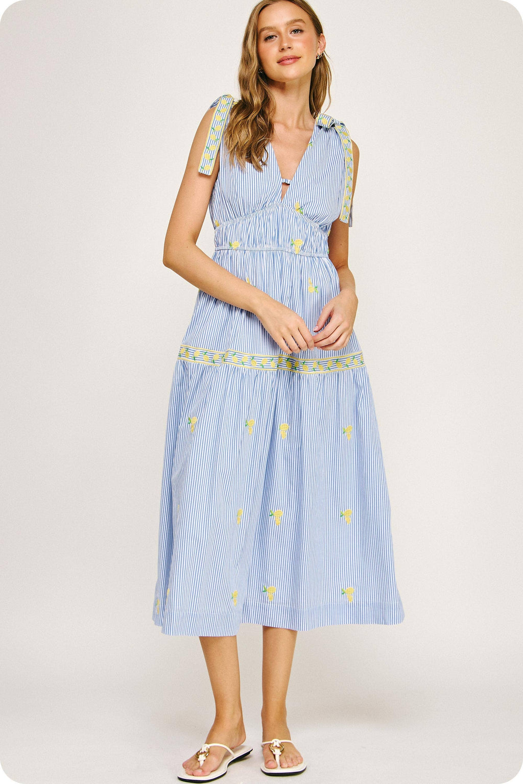Bella Citrina Midi Dress