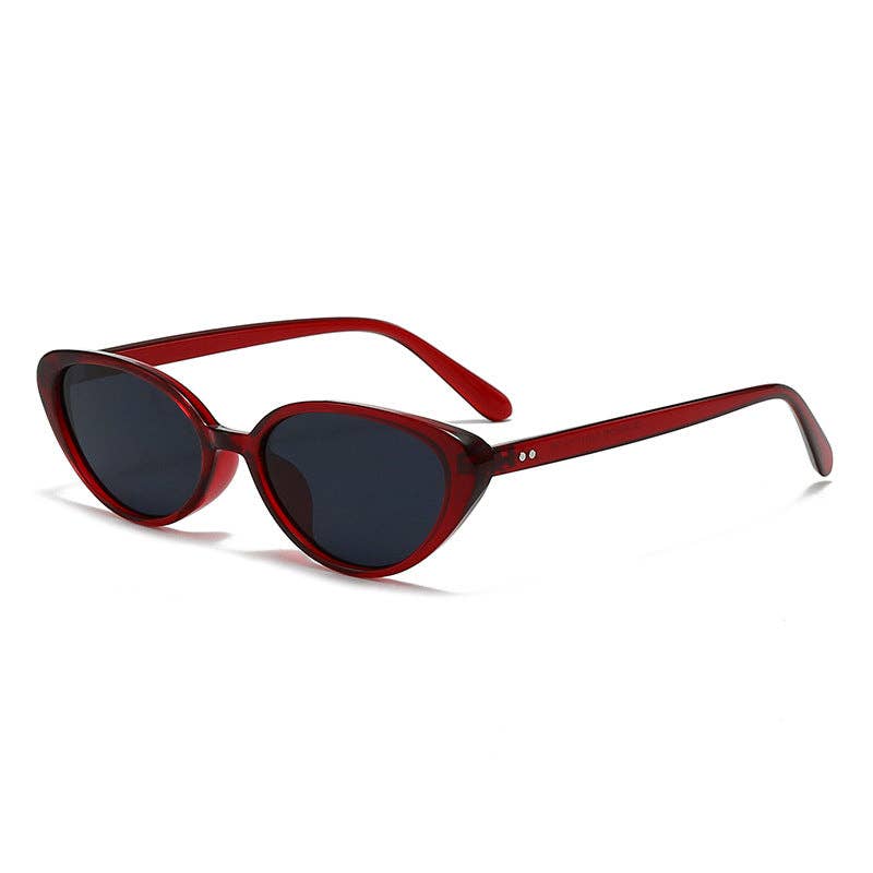 Trendy Cat Eye Sunglasses for Women with Triangle Design
