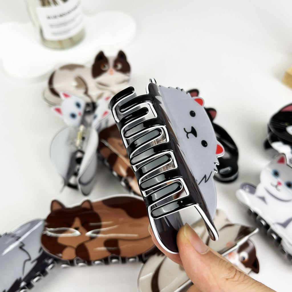 Cat Animal Hair Claw Clip