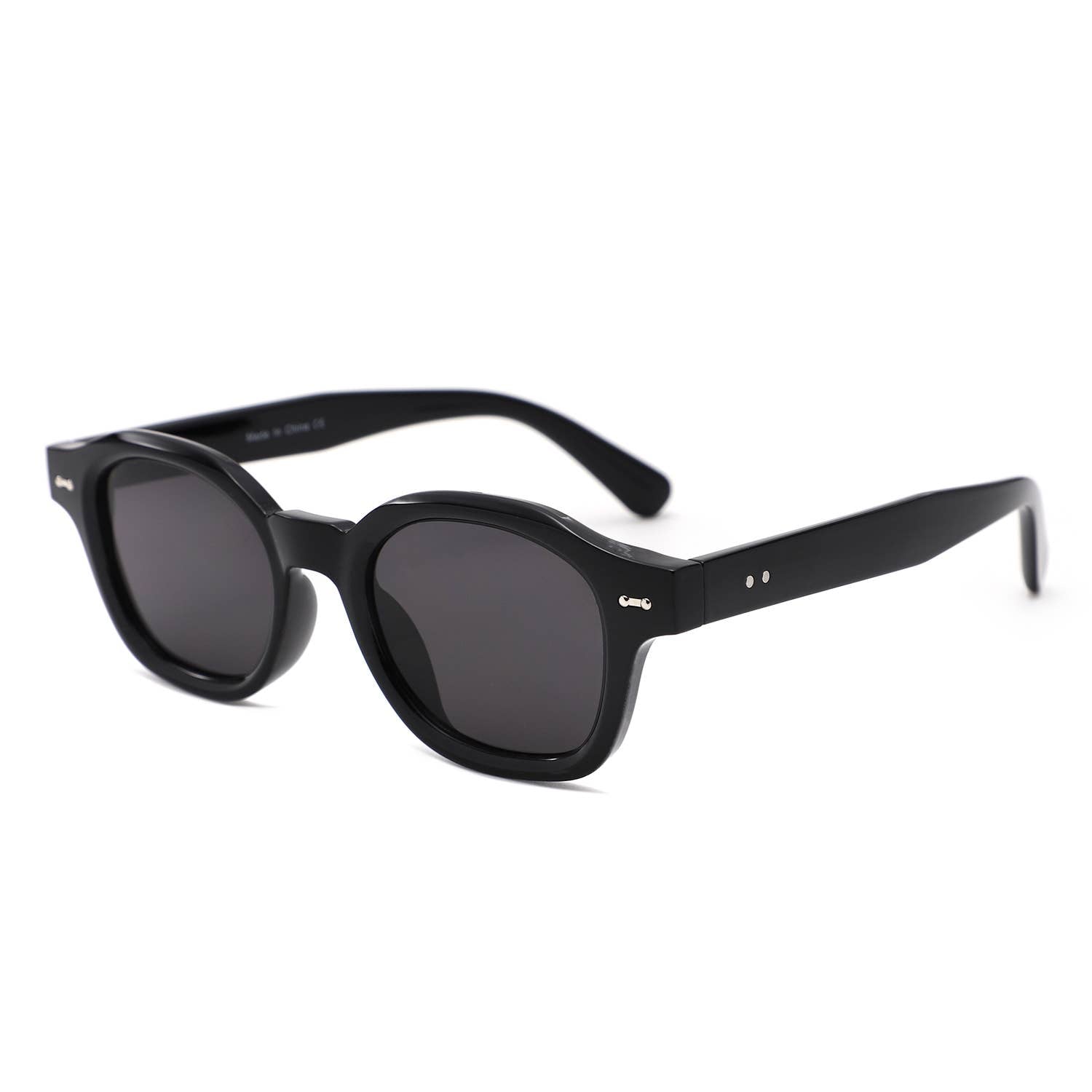 Classic Round Thick Frame Modern Sunglasses