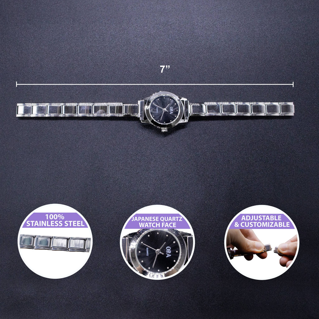 Italian Charm Link Watch (Analog)