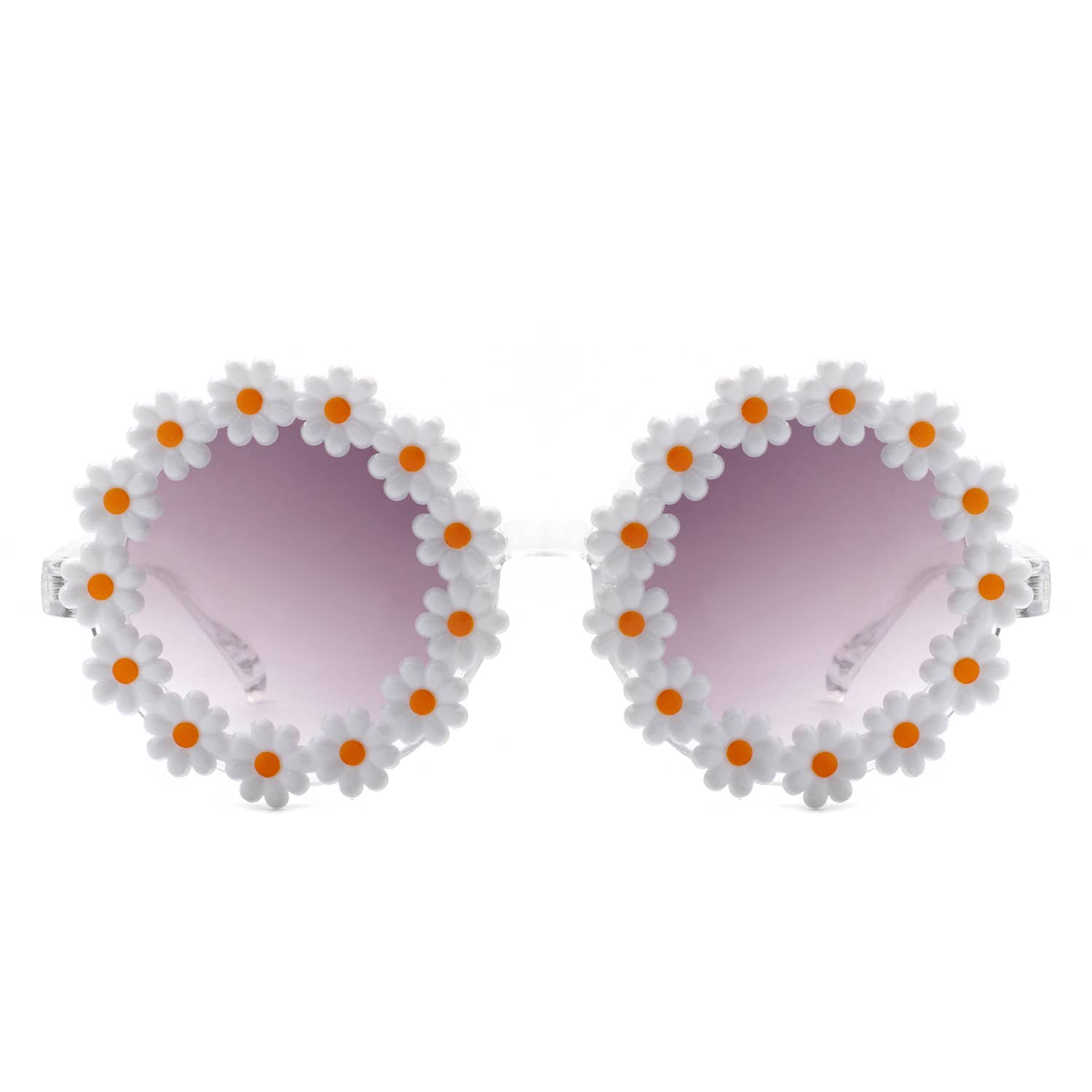 Kids Round Flower Sunglasses