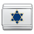 Italian Bracelet Charm - Star of David 9mm Links