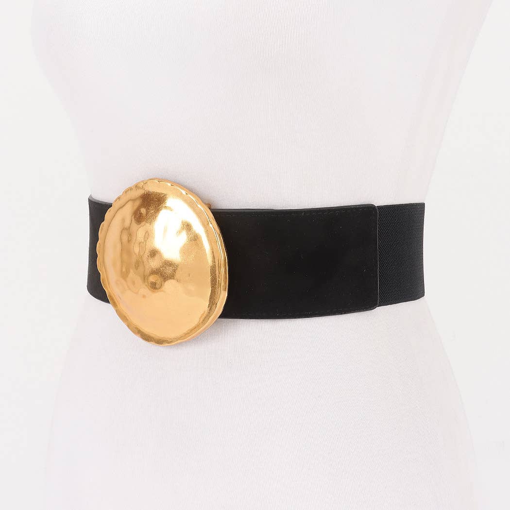 Metal Buckle Elastic Belt