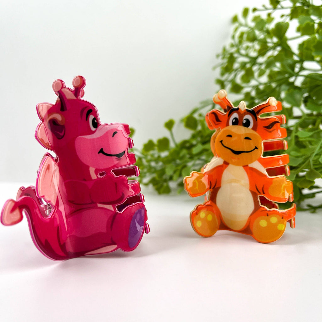 Cute Cartoon Baby Dragon Hair Claw Clip