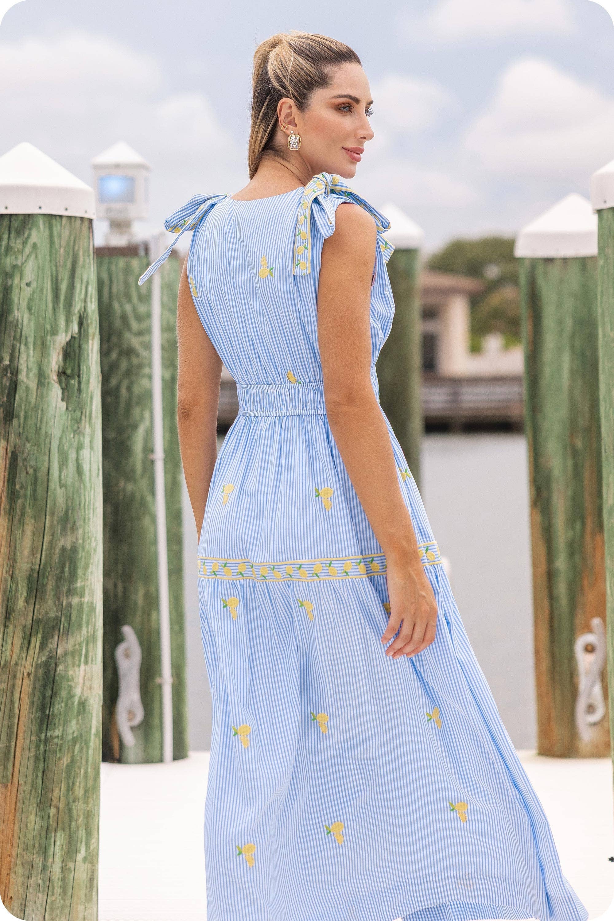 Bella Citrina Midi Dress