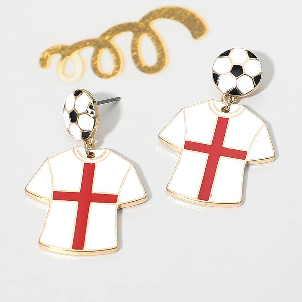 FIFA World Cup Jersey Earrings