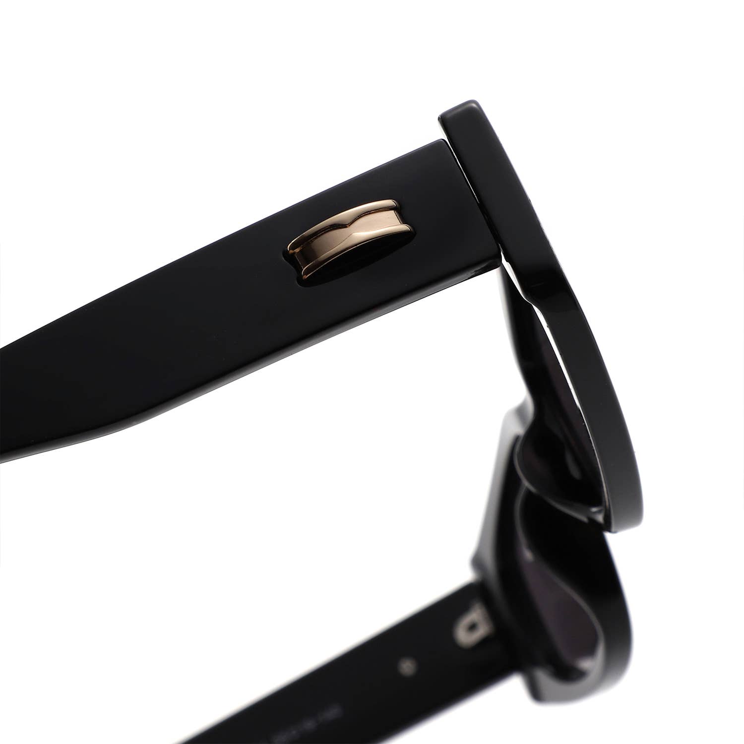Slim Rectangle Thick Frame Narrow Fashion Sunglasses