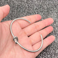 18K Gold Plated Stainless Steel Adjustable Knotted Cuff -FGS