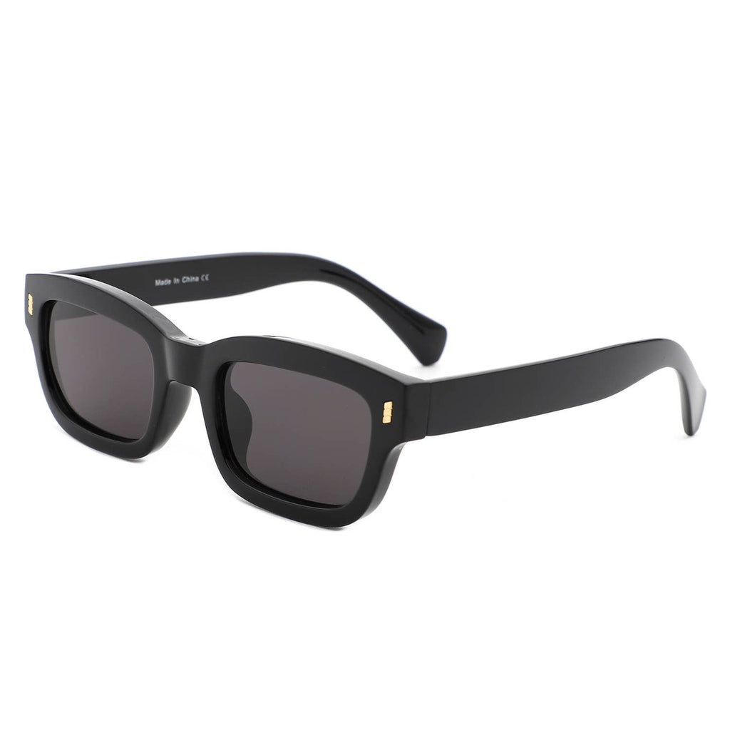 Rectangular Fashion Bold Vintage Inspired Sunglasses