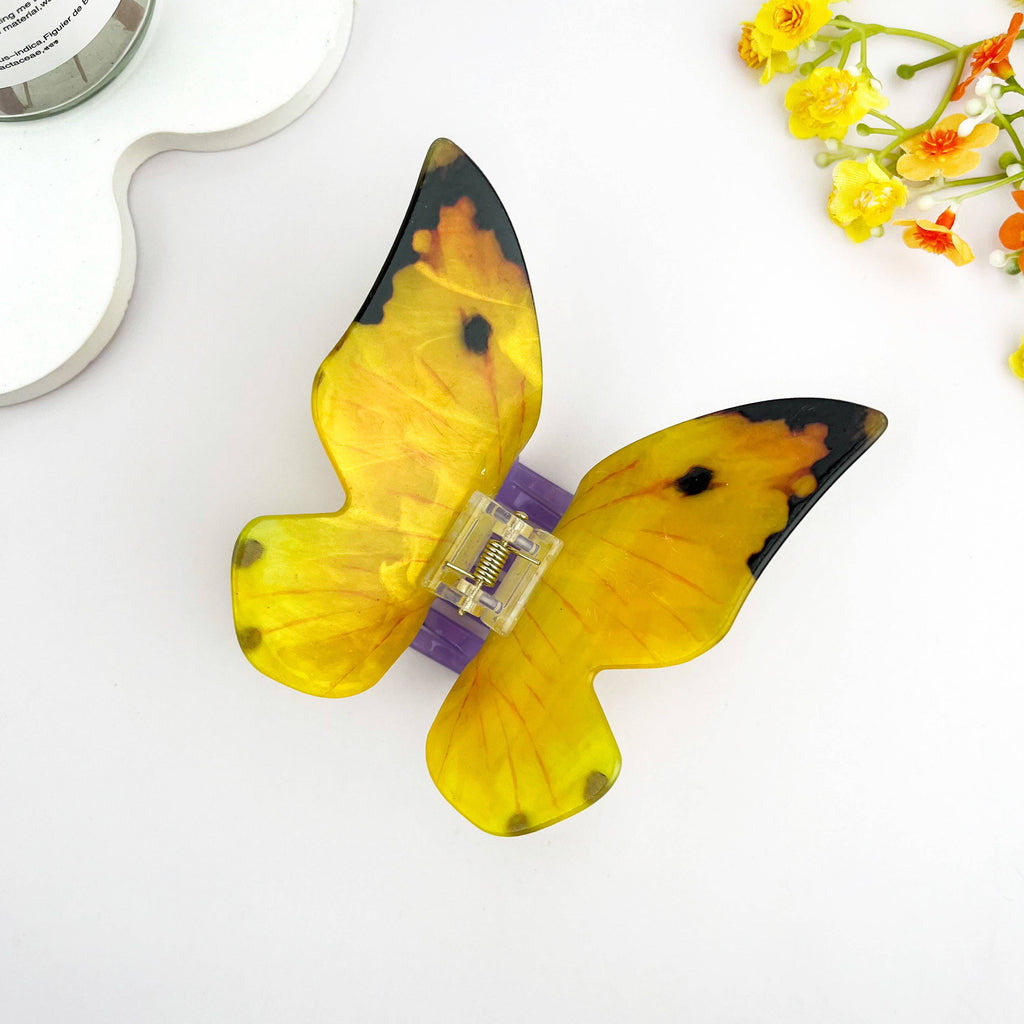 Creative  Elegant Acrylic Butterfly-Insect Hair Claw Clip 🦋
