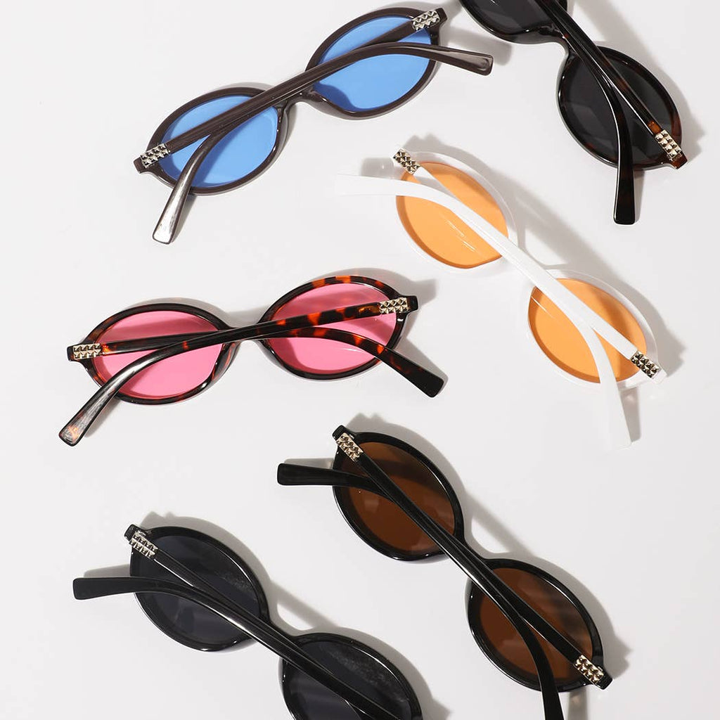 Women's Slim Oval Frame Sunglasses