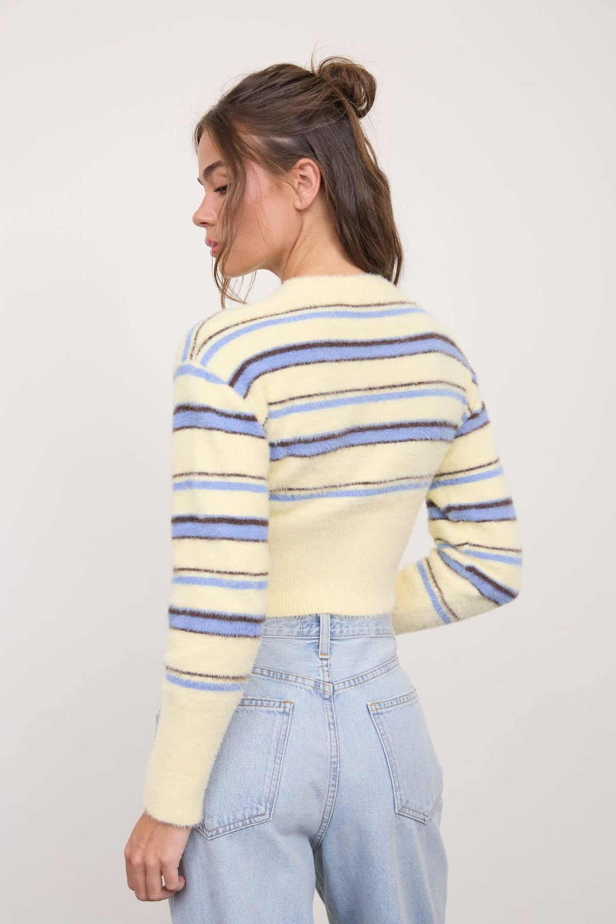 Sunny Sunday Fuzzy Cardigan