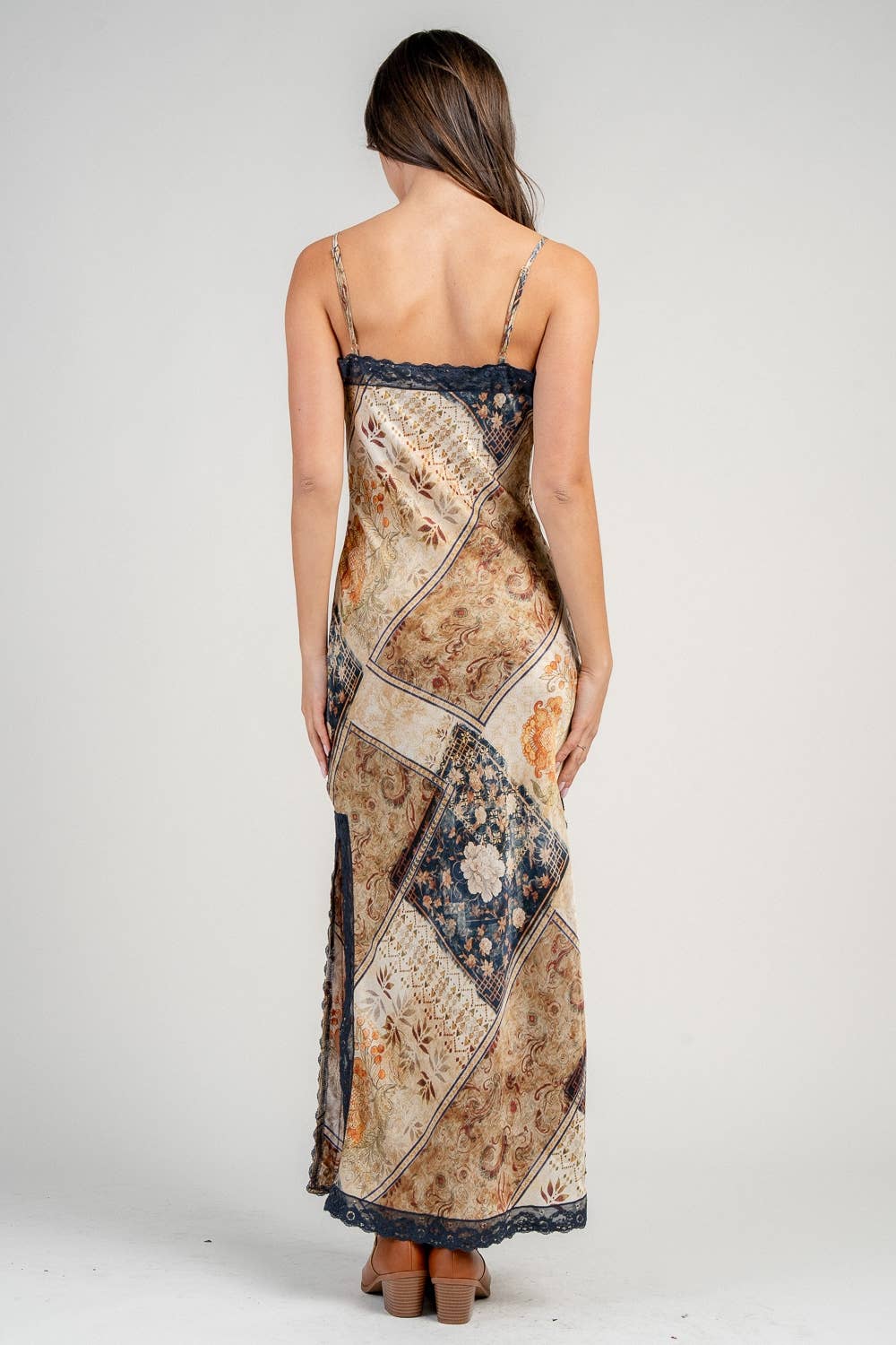 CHLOE LACE TRIM SLIP DRESS