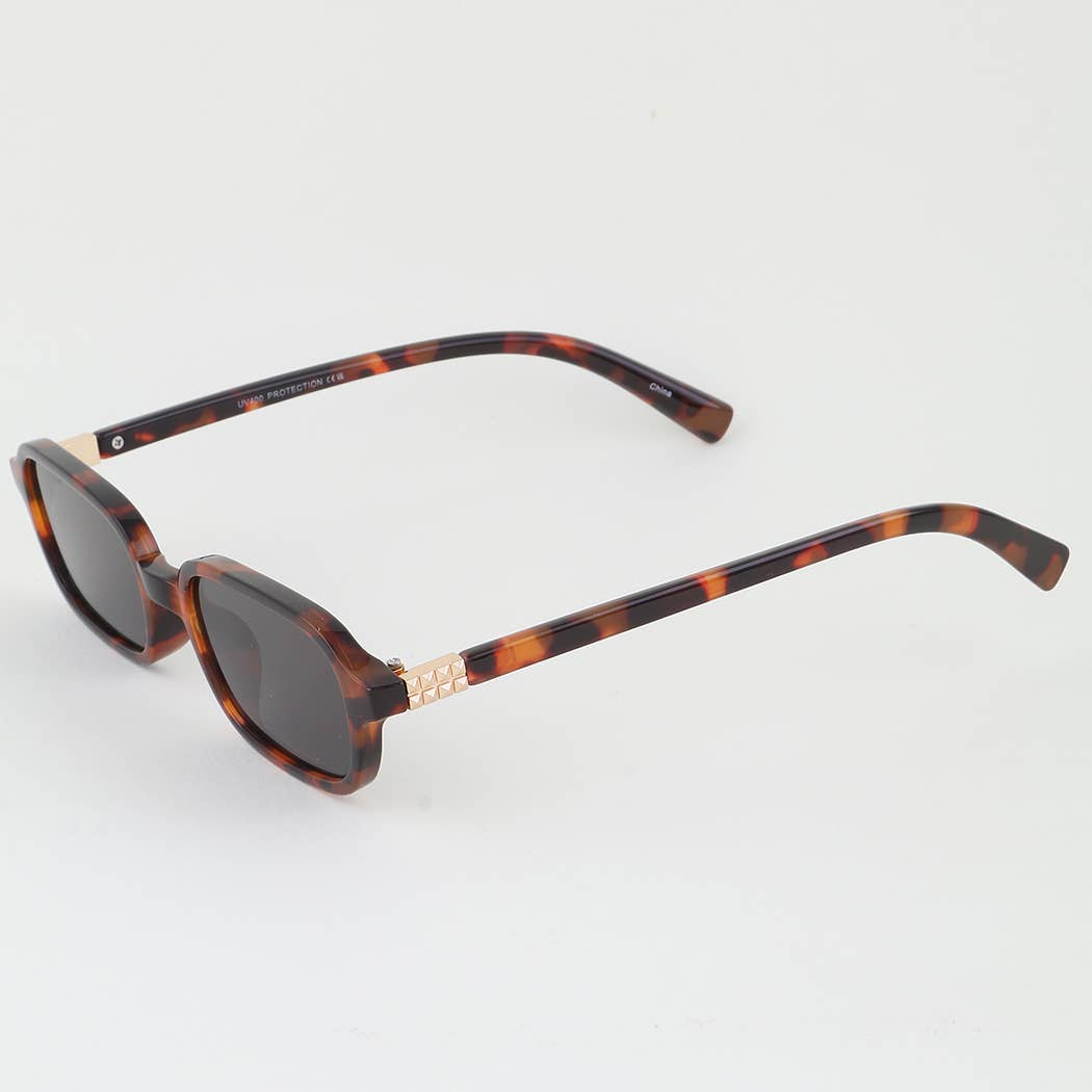 Chic Pyramid Frame Round Sunglasses