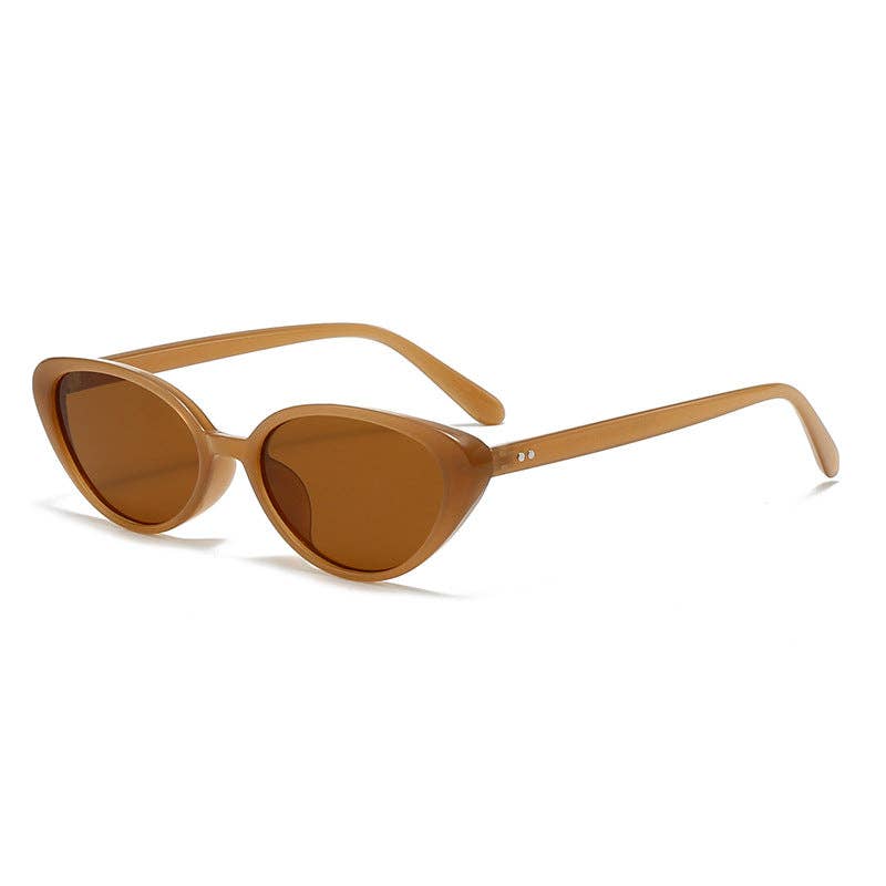 Trendy Cat Eye Sunglasses for Women with Triangle Design