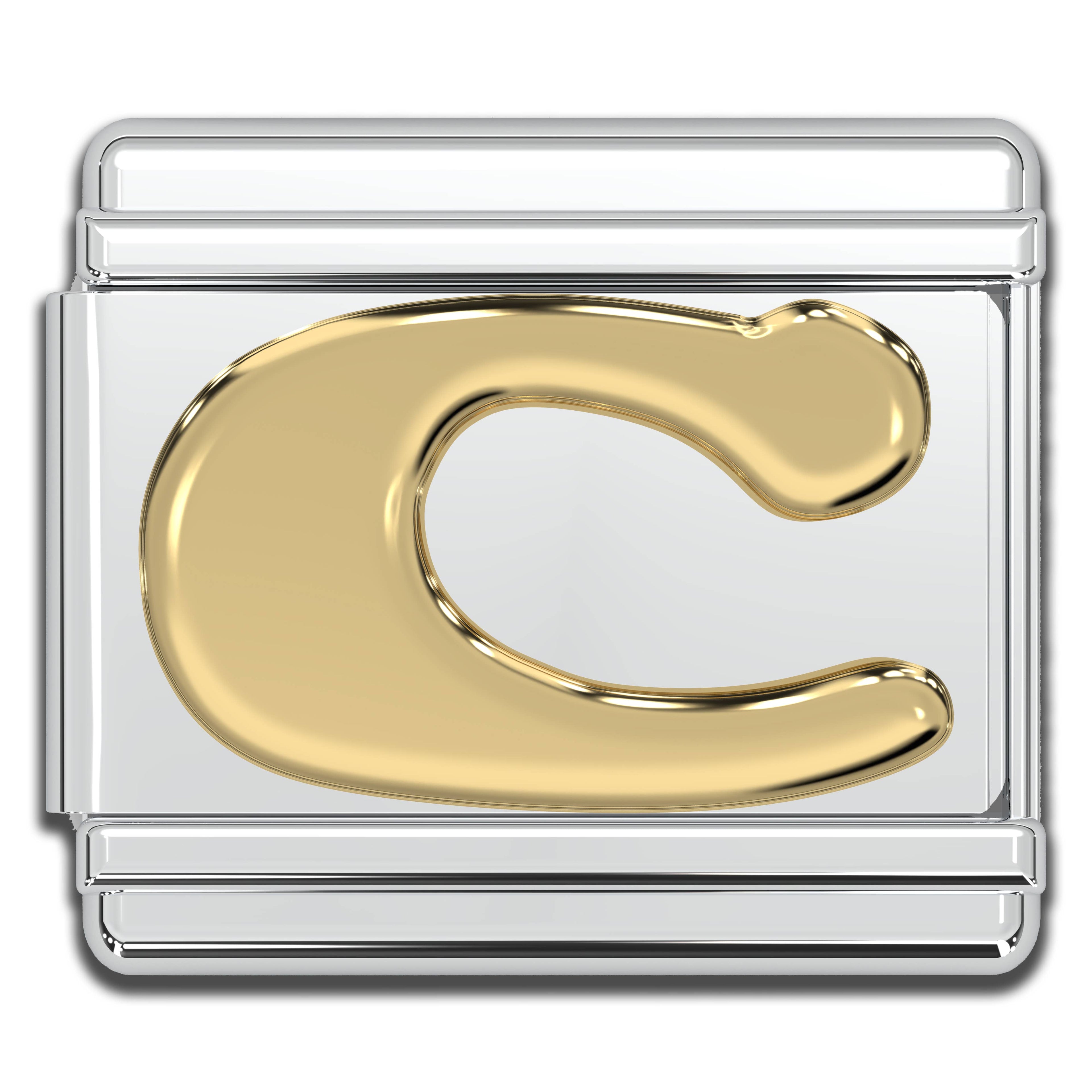 Italian Charm Letters A-Z - 9mm Gold Bracelet Charms