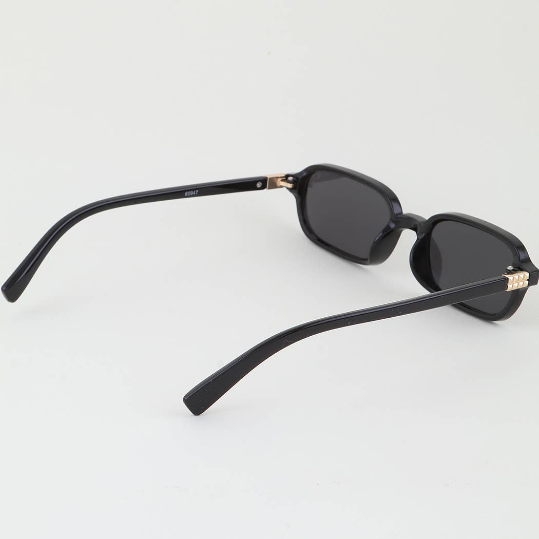 Chic Pyramid Frame Round Sunglasses