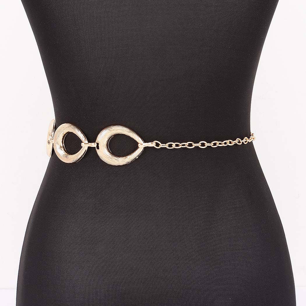 Vintage Metal Chain Plus Size Belt