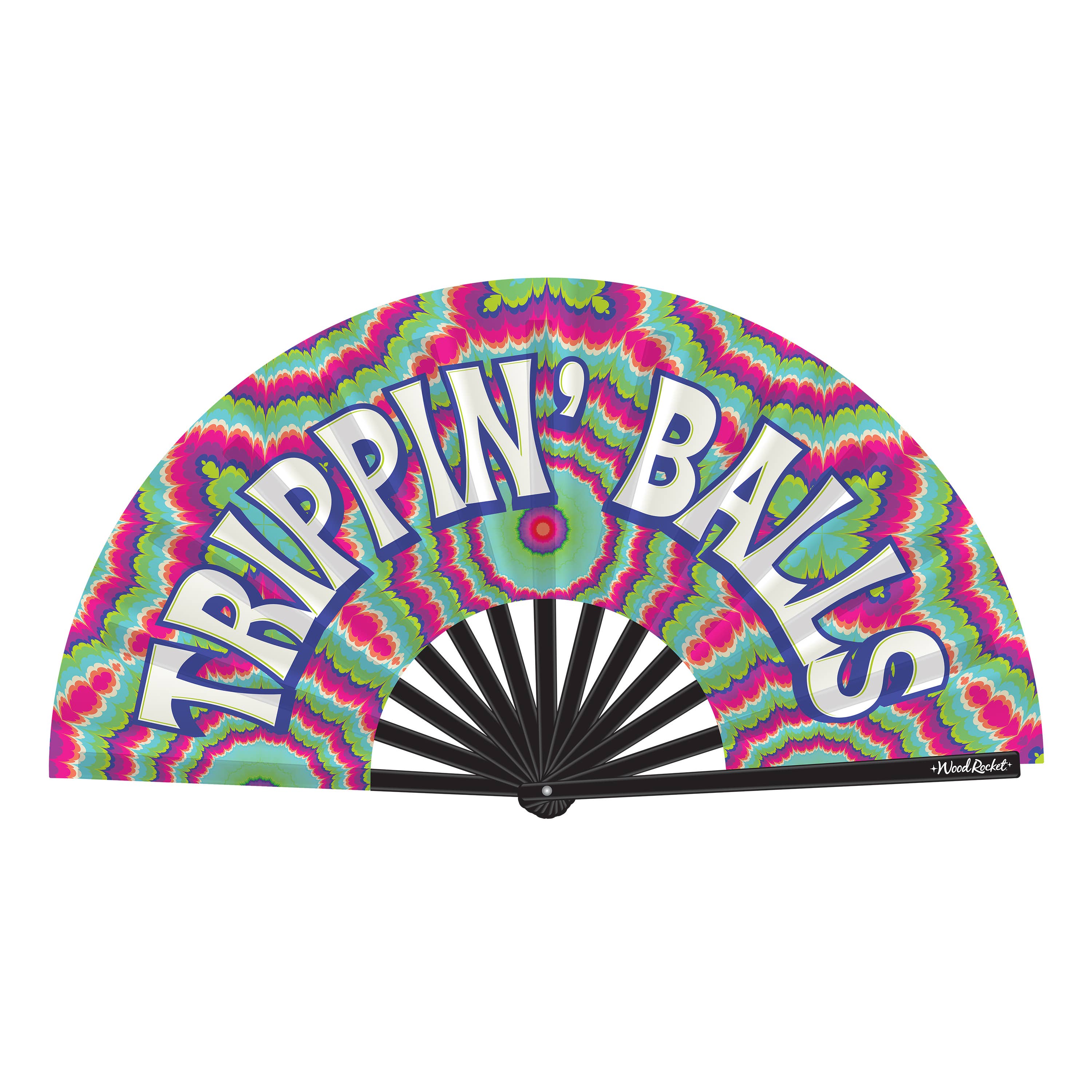 Trippin Balls Hand Fan, FAN-006