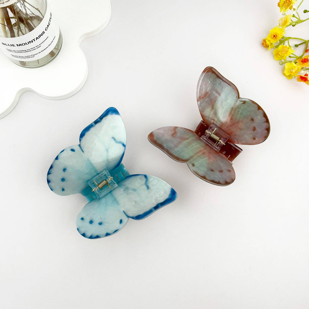 Creative  Elegant Acrylic Butterfly-Insect Hair Claw Clip 🦋