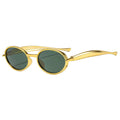 Trendy Oval Sunglasses for Women - Fashionable UV400 Protection