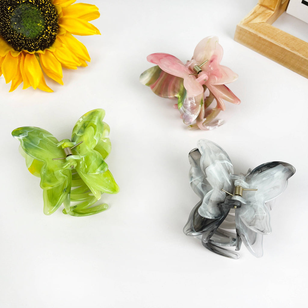 Double Wings Butterfly Hair Claw Clip