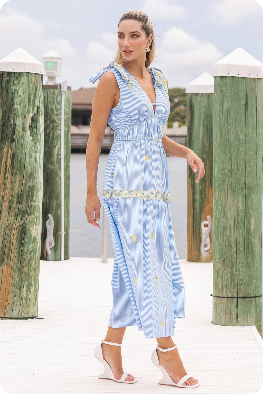 Bella Citrina Midi Dress