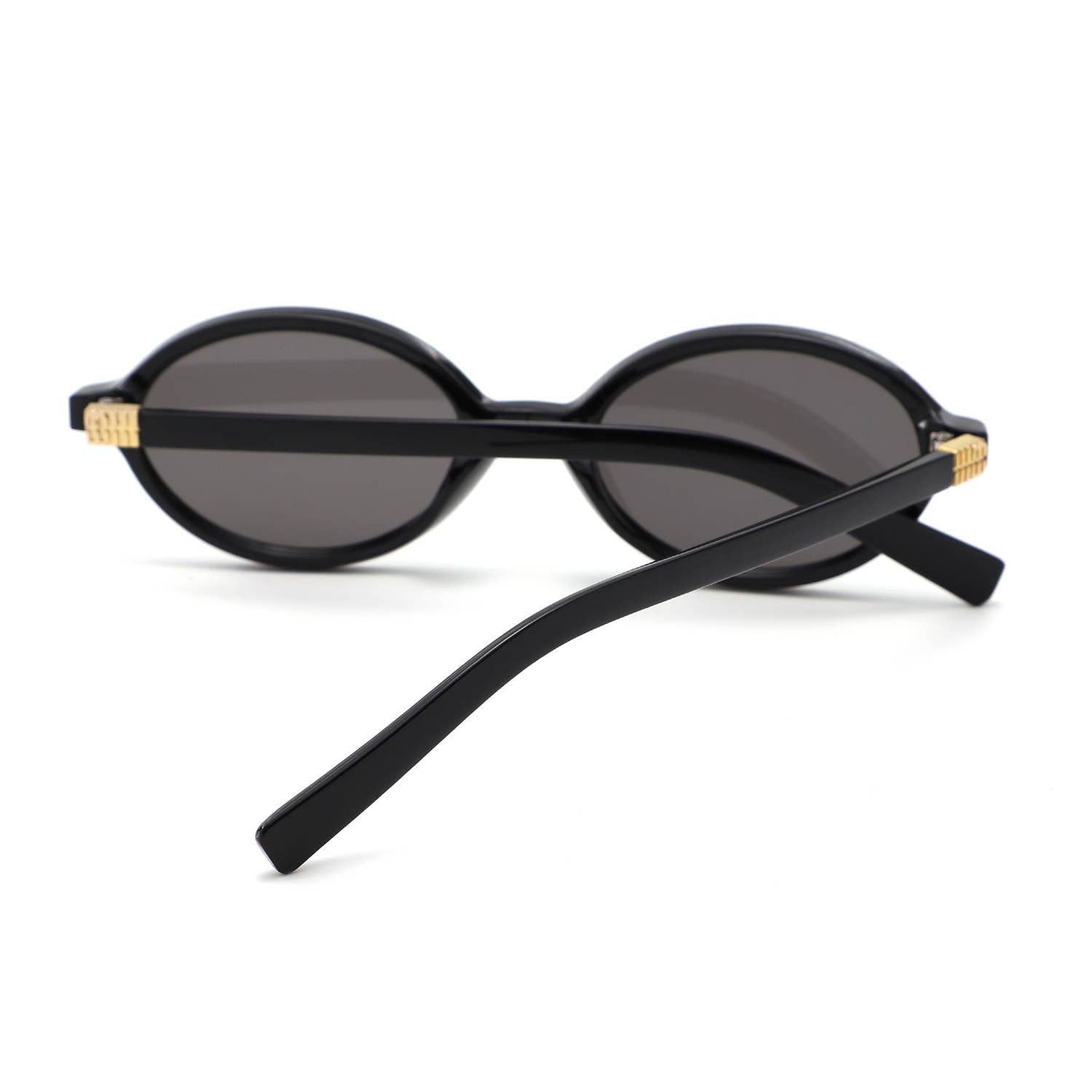 Retro Oval Slim Vintage Round Sunglasses