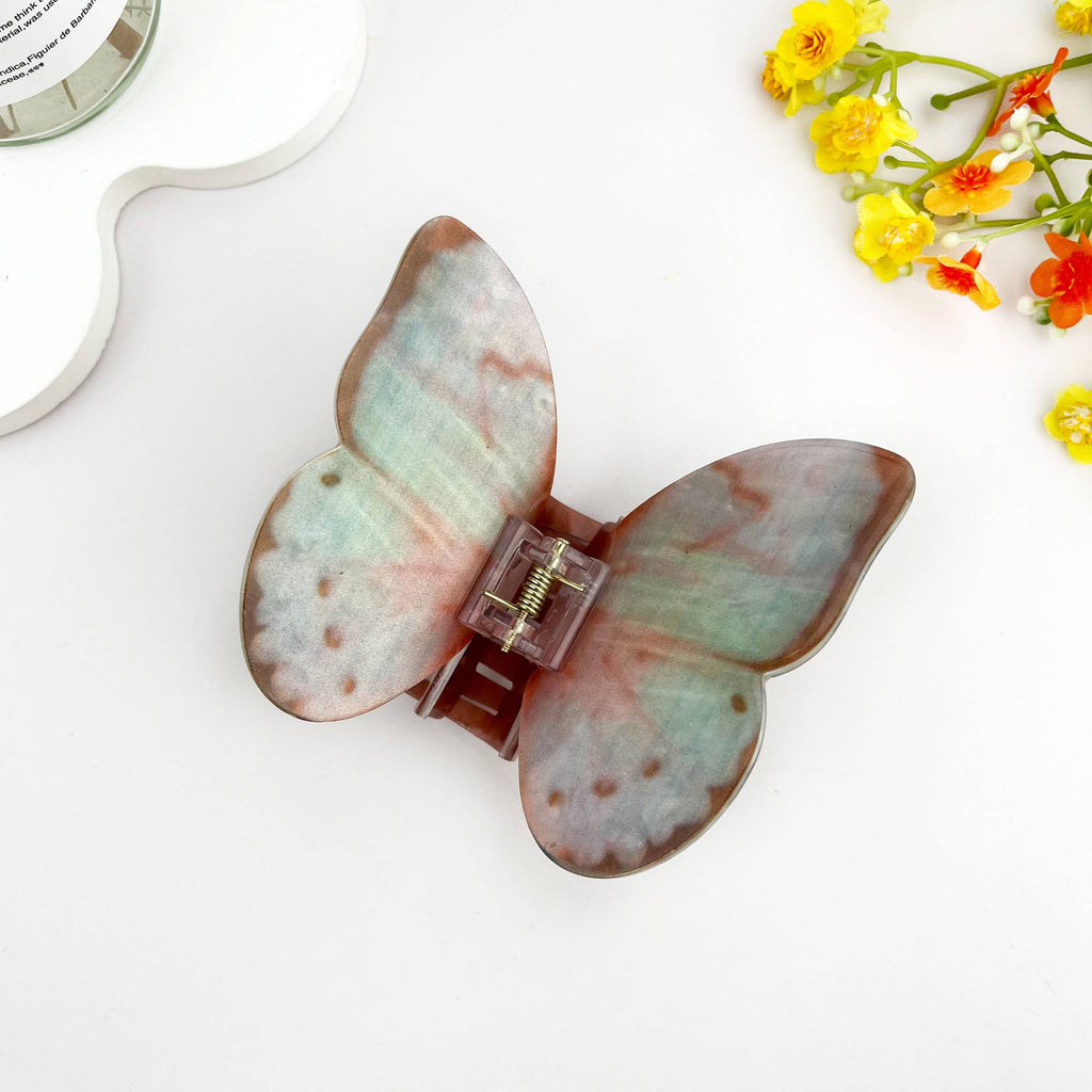 Creative  Elegant Acrylic Butterfly-Insect Hair Claw Clip 🦋
