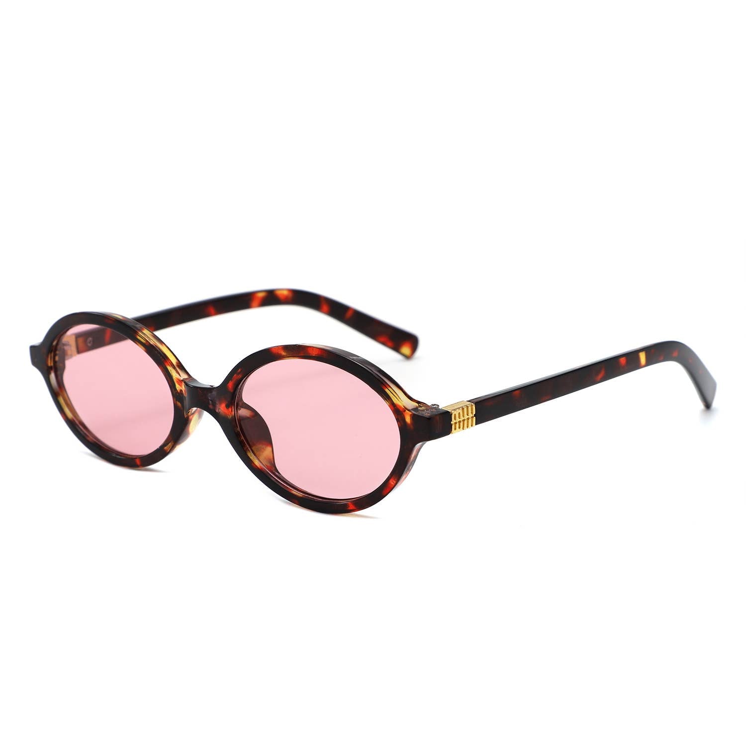 Retro Oval Slim Vintage Round Sunglasses