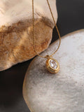 Cornelia 18K Gold Non-Tarnish Gemstone Necklace