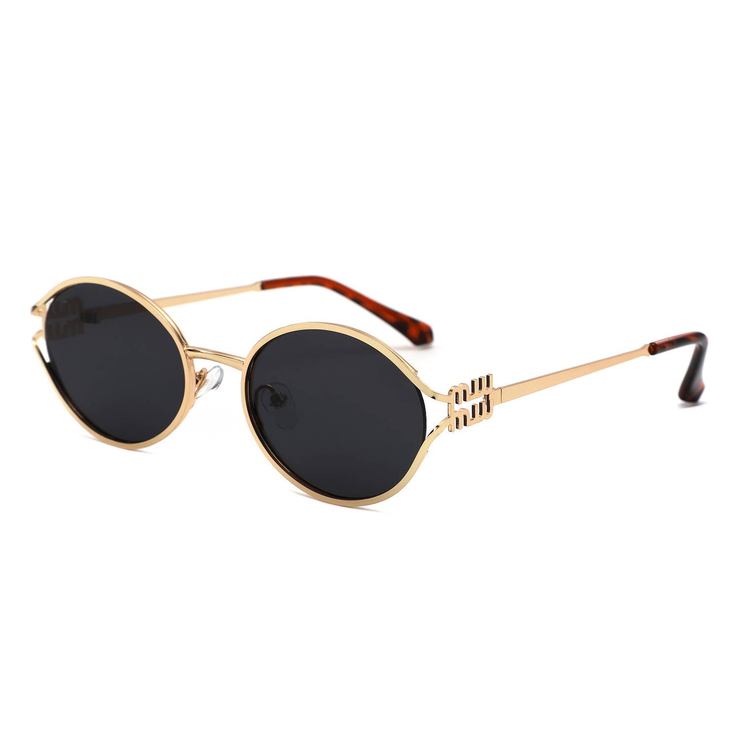 Vintage Oval Retro Fashion Round Sunglasses