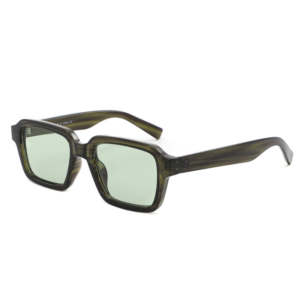 Vintage 90s Rectangular Retro Chunky Square Sunglasses