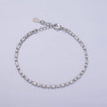 Gold Filled Tennis Bracelet W. Baguette Round Colorful CZ