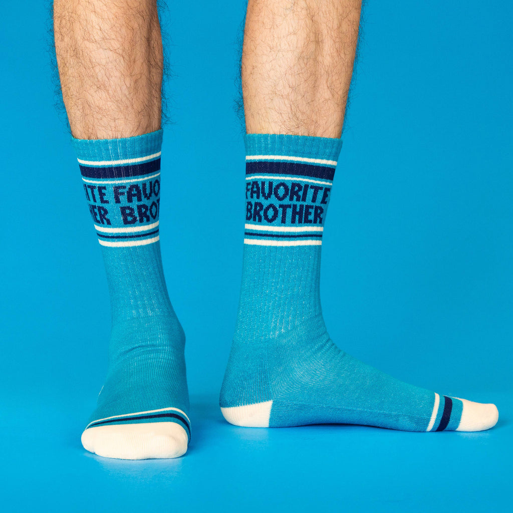 Favorite Brother Gym Crew Socks