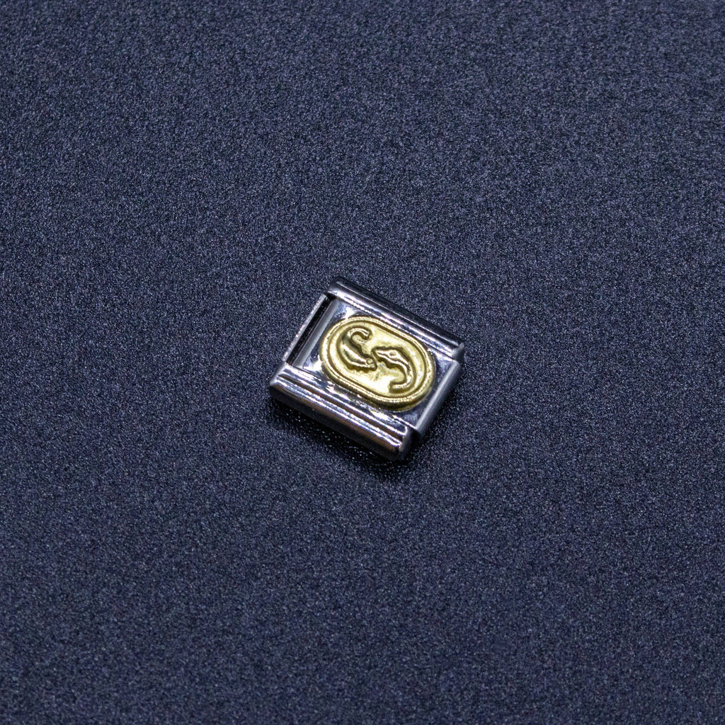 Italian Charms - Pisces Zodiac, 9mm Gold Bracelet Links