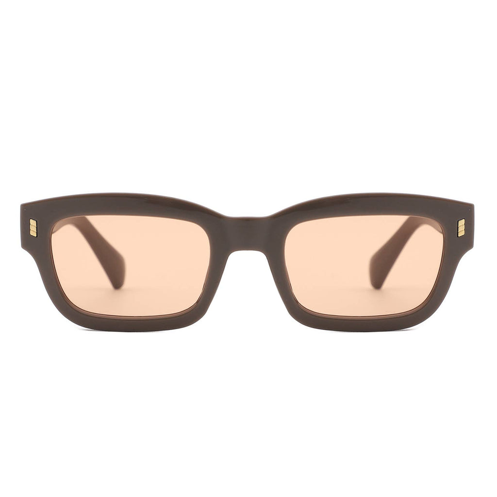 Rectangular Fashion Bold Vintage Inspired Sunglasses