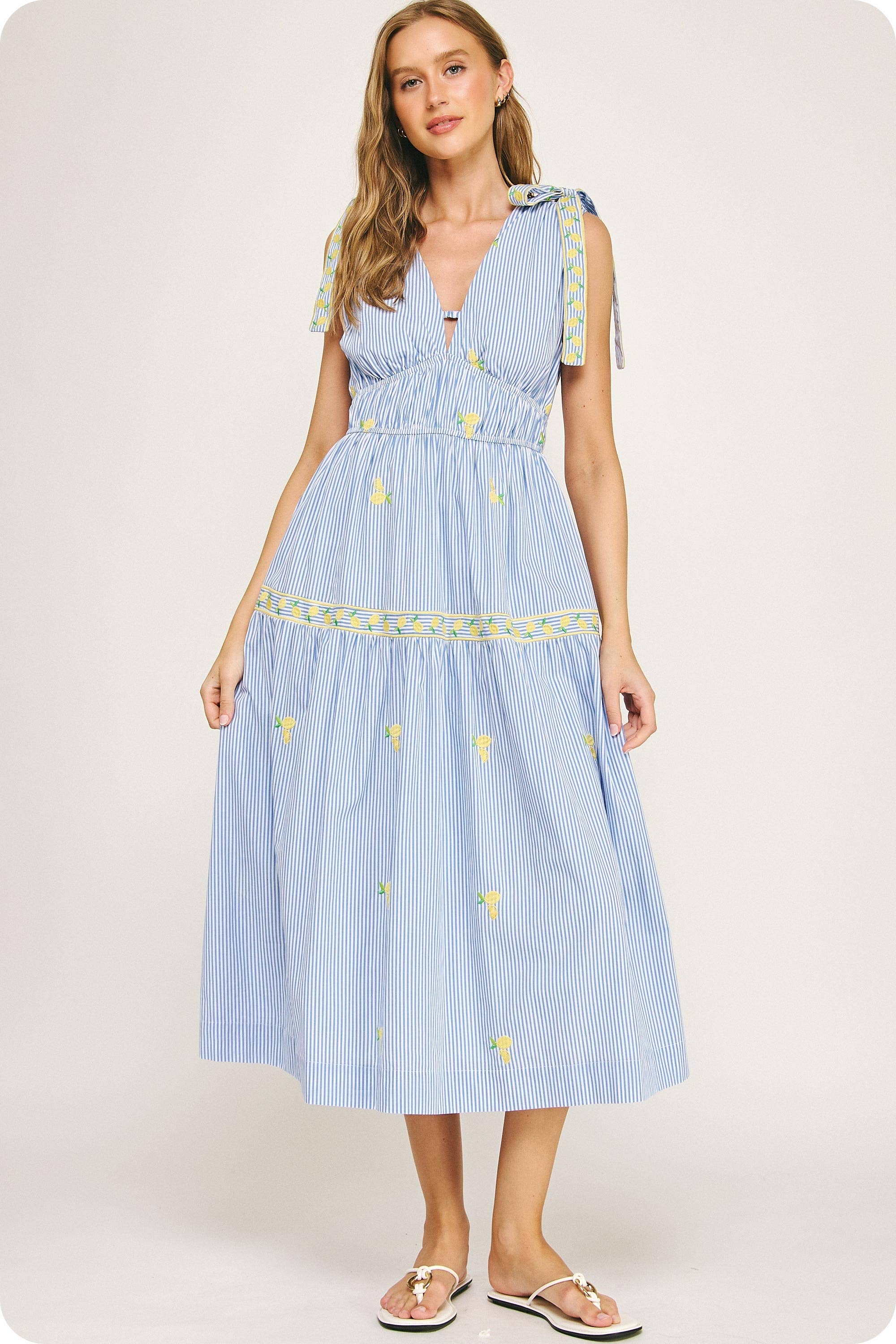 Bella Citrina Midi Dress