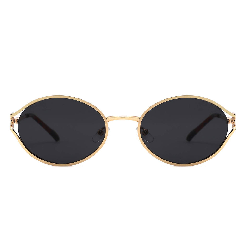 Vintage Oval Retro Fashion Round Sunglasses