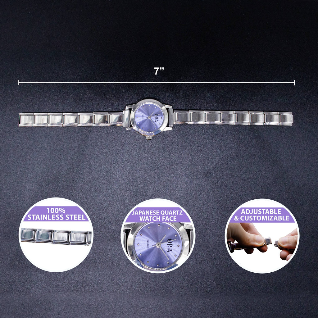 Italian Charm Link Watch (Analog)