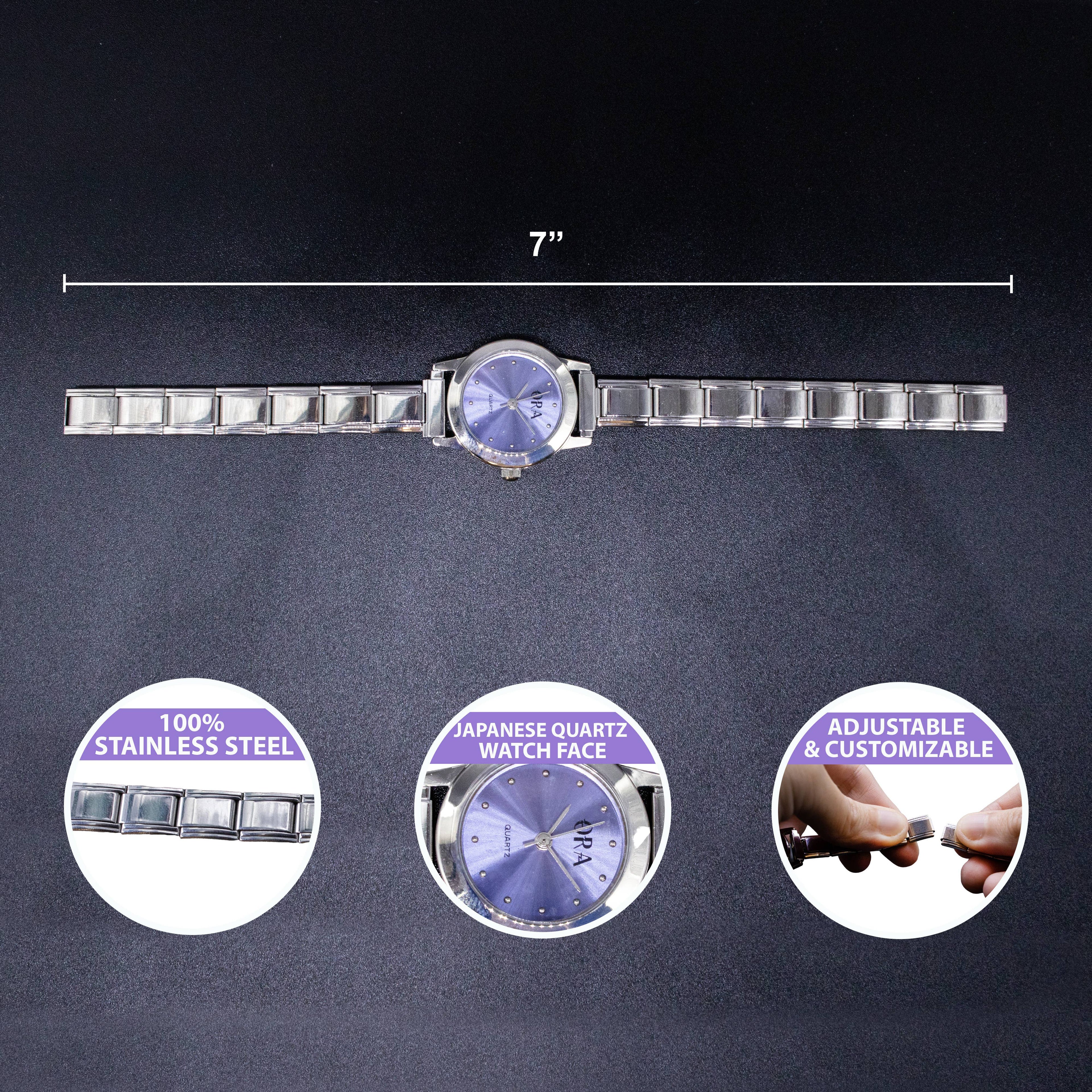Italian Charm Link Watch (Analog)
