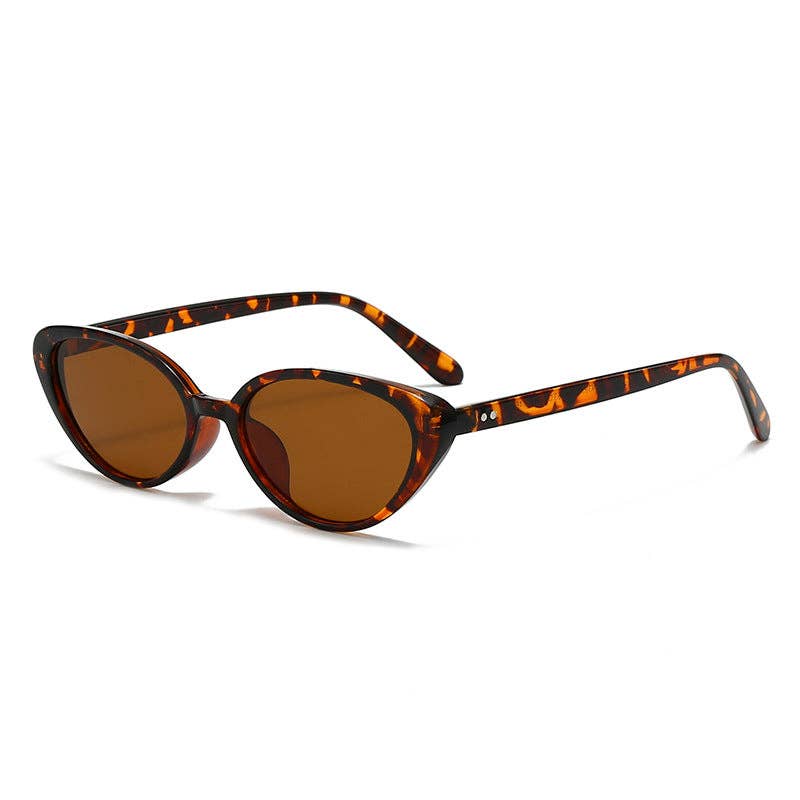 Trendy Cat Eye Sunglasses for Women with Triangle Design