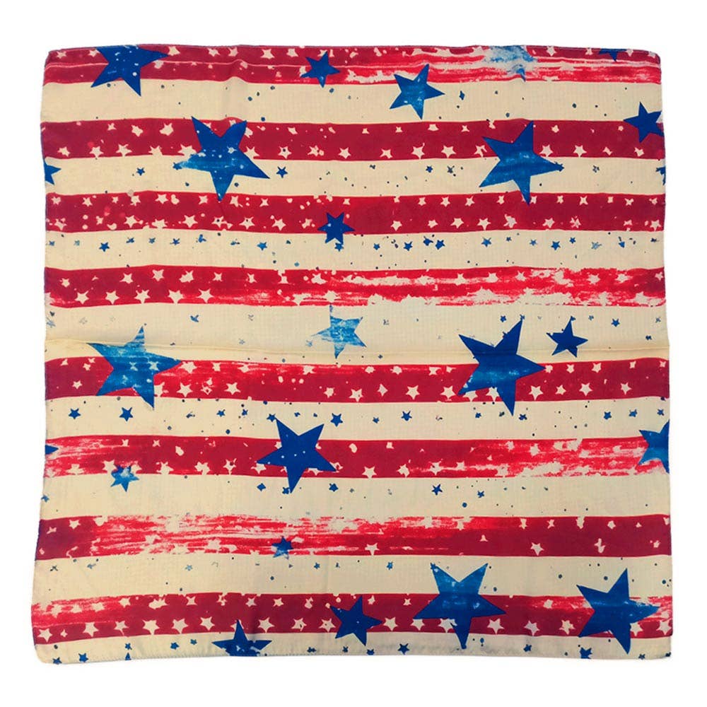 Vintage USA Flag Scarf