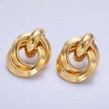24K Gold Filled Minimalist Door Knocker Studs | Q526 Q530